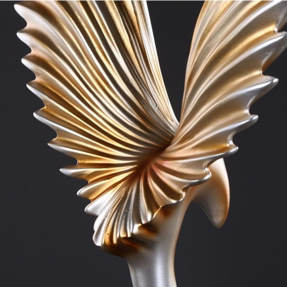 Beautiful Eagle Wing Sculpture Home Décor Accent 🦅 Black Color Only - Picture 7 of 9